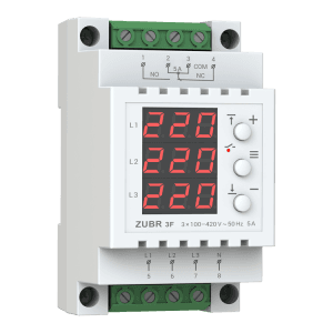 Releu monitorizare tensiune ZUBR 3F