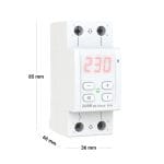 Releu monitorizare tensiune ZUBR D2-50 - imagine 3